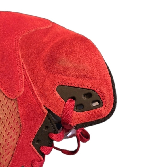 2009 Nike Air Jordan 5 Retro DMP "Raging Bull Red Suede"  136027-601 US Sz 10.5. - Picture 4 of 16